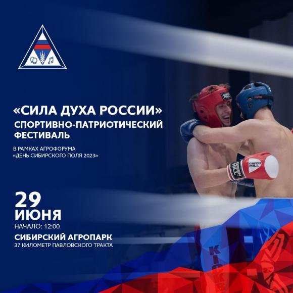Барнаульцев приглашают на спортивно-патриотический фестиваль «Сила духа России»