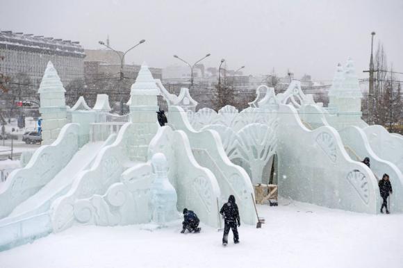 В Барнауле на площади Мира в Ленинском районе появится снежный городок