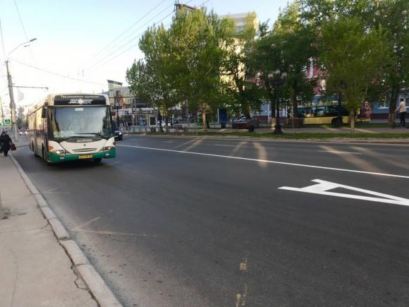 Выделенки для автобусов оставят на участках проспектов Ленина и Строителей