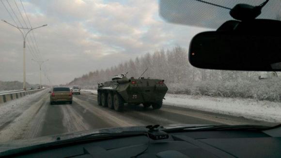 Сегодня, 24 января, военные перекроют трассу Бийск – Барнаул