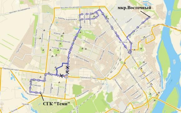 С 10 февраля в тестовом режиме изменится движение автобусного маршрута №76