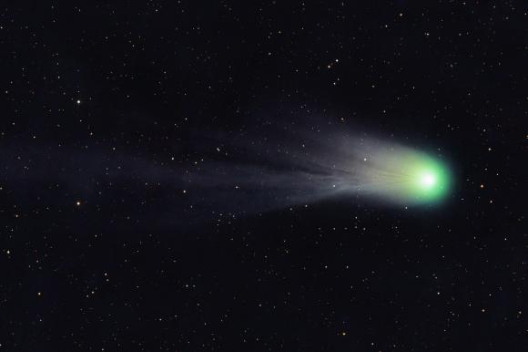 Красивую комету 12P/Pons-Brooks над Новосибирской областью запечатлел  астрофотограф Алексей Поляков