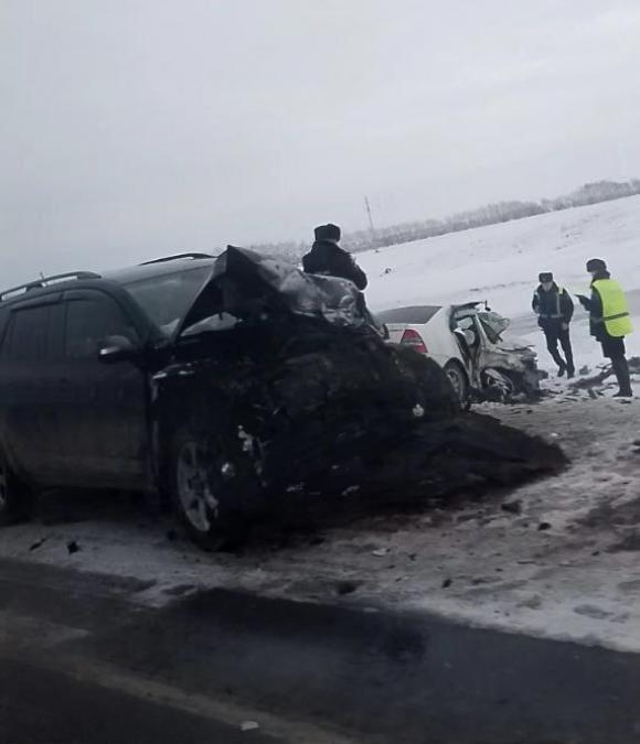 12 марта на  границе с Республикой Казахстан произошло лобовое столкновение машин