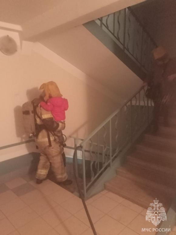 В Барнауле по улице Малахова произошел пожар в квартире на седьмом этаже многоквартирного жилого дома