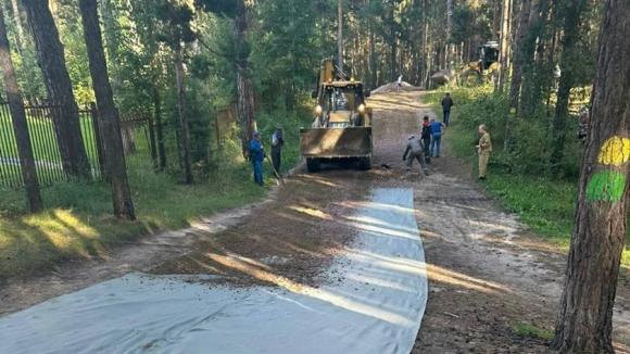 Трассу здоровья в Барнауле приводят в порядок