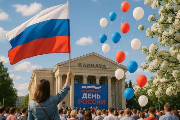 Праздничные программы пройдут в День России в Барнауле
