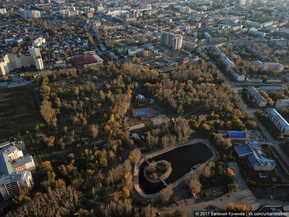 Парк изумрудный Барнаул